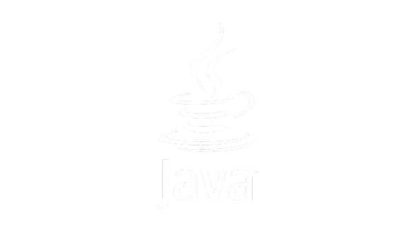 Java logo black and white